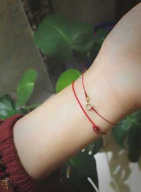 热卖隐形转运防小人极细红绳手链