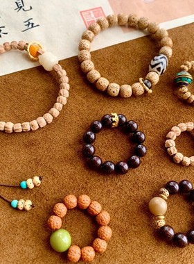 指尖文玩百香籽小手捻16颗迷你