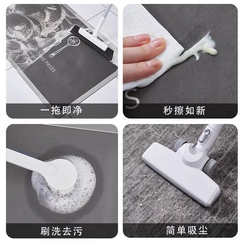 可裁剪硅藻泥入户门垫新款地垫玄关吸水防滑地毯家用耐脏免洗脚垫 - 图2
