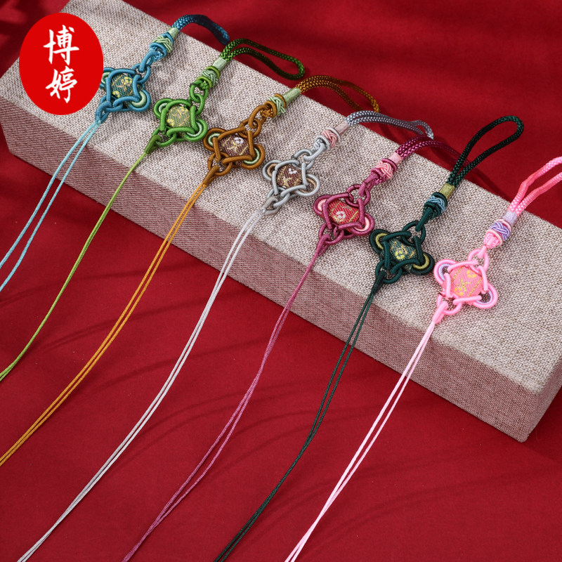 中国结半成品小挂件菠萝扣饰品绳子编织手机书包汽车挂绳diy配件,淘宝优惠券,粉丝福利购,淘宝优惠卷