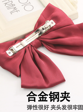 蝴蝶结发卡发夹日系女士jk弹簧夹