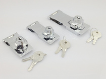 small number thickened with lock door buckle padlock lock catch wooden case buckle wooden door buckle with lock sheet bag fit