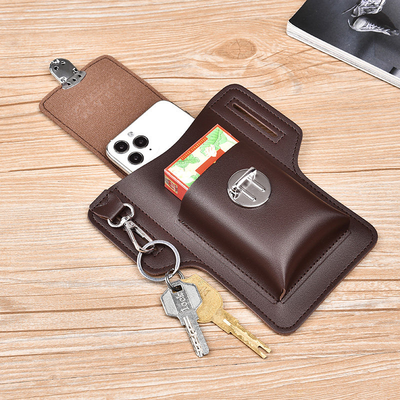 手机包加厚多功能男士工地干活腰包 马克尚顿手机包