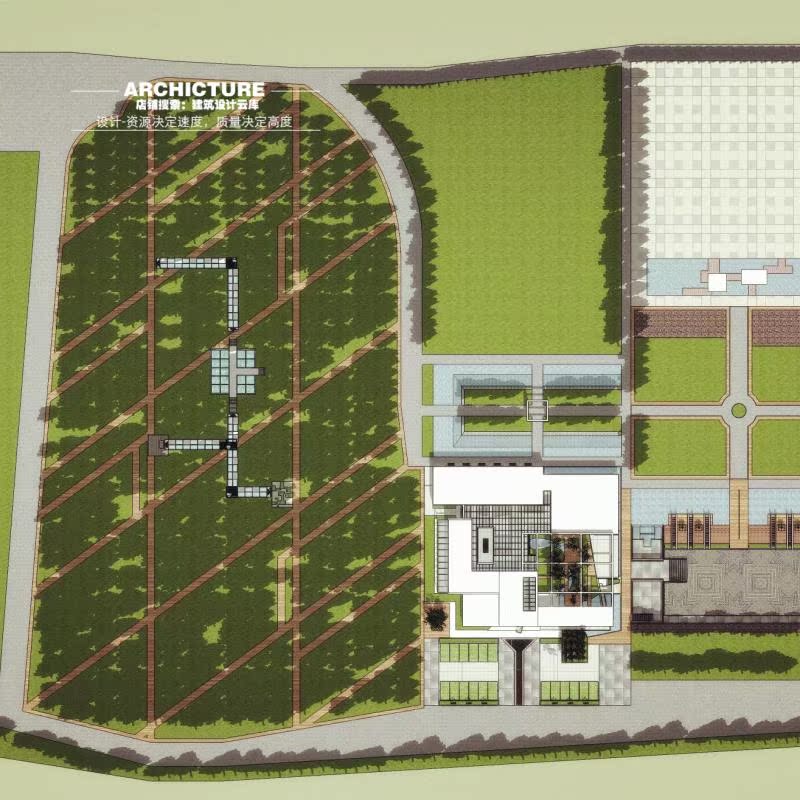 现代北欧风情简约乡村生态餐厅种植农场乐园农家乐玻璃温室su模型 - 图3