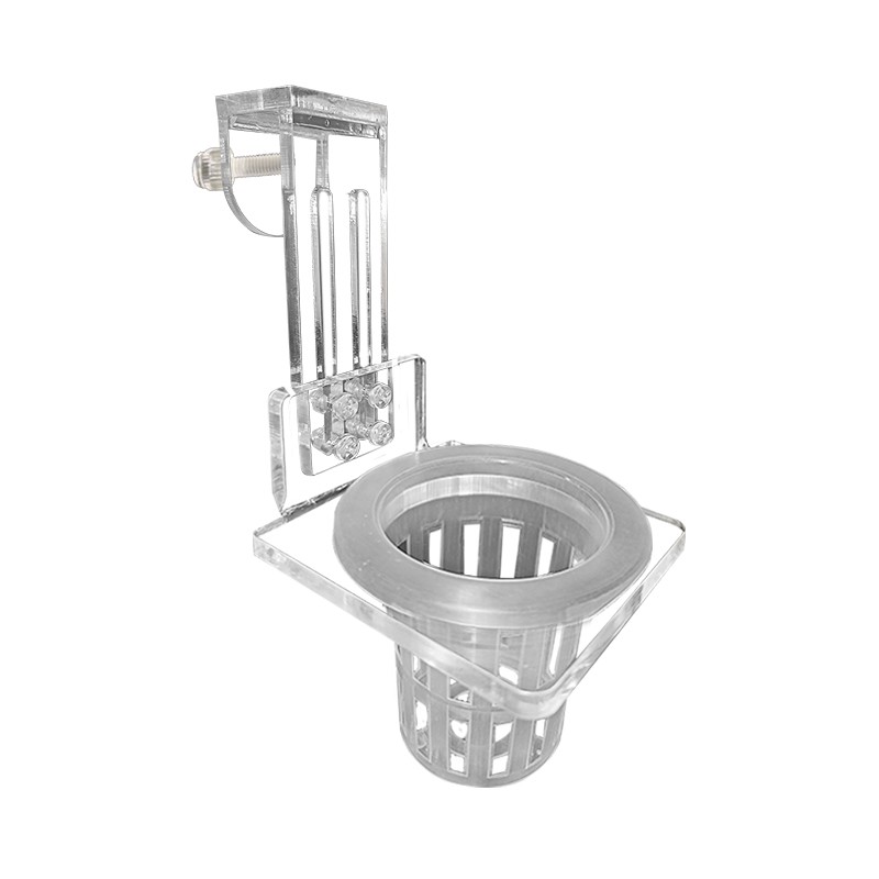 鱼缸壁挂水培植物支架定植篮水草杯造景绿植盆栽水生种绿萝红薯苗 - 图3