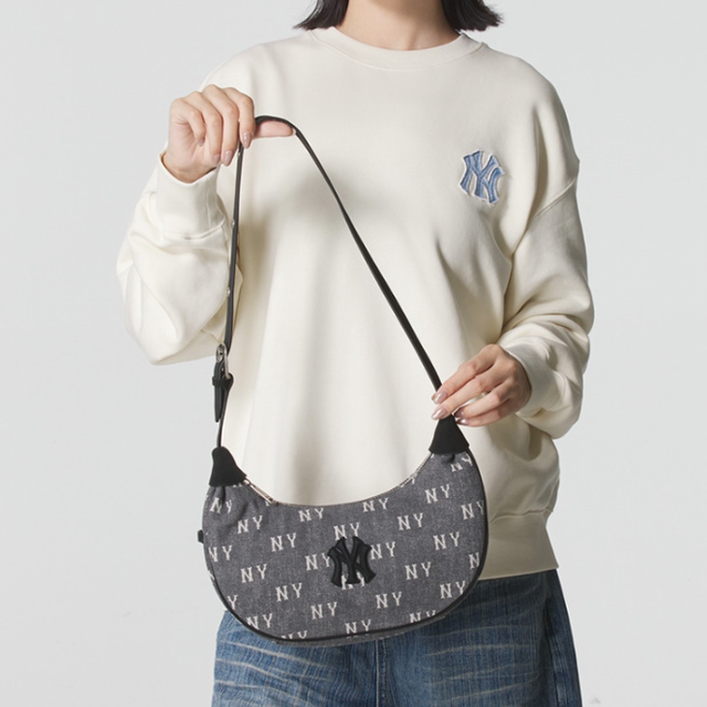 MLB ຂອງແທ້ New Four Seasons Unisex Casual Versatile Fashion Logo Bag Lightweight 3ABQMV35N