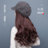 Xiaoxiangfeng wig hat autumn and winter one fashion detachable long curly hair octagonal hat wig female long hair full headgear