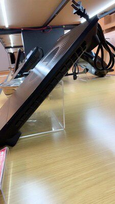 Acrylic cookware display rack induction cooker