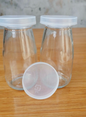 100ml布丁瓶子玻璃塑料盖