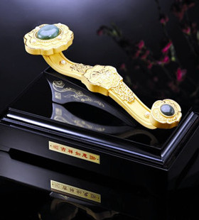 如意绒沙金结婚礼物酒柜装饰品