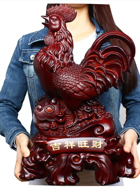 十二生肖公鸡摆件送朋友生日礼物