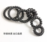 Пластиковый телефон, высокая эластичная резинка для волос, черный аксессуар для волос, Южная Корея