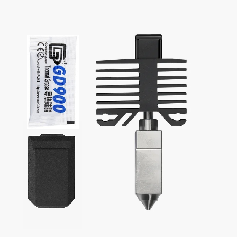 原装拓竹P1/X1C热端 硬化钢喷嘴3D打印机配件陶瓷加热片 热敏电阻 - 图3