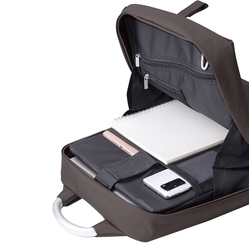 LEXON乐上男士商务双肩包出差背包户外轻便14寸电脑包通勤书包 女 - 图3