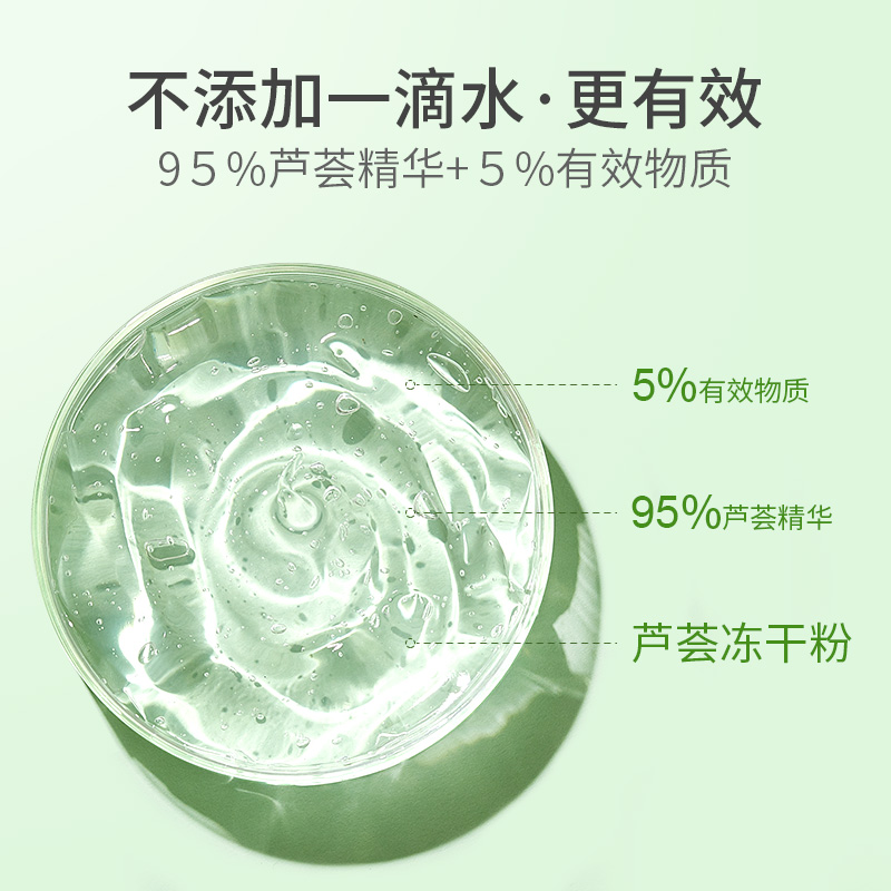 欧丽源旗舰店欧丽源芦荟睡眠面膜晒后修复补水保湿修护舒缓涂抹式免洗冻膜男女0
