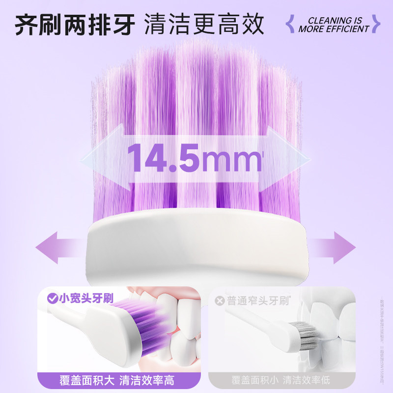 倍加洁软毛牙刷家庭装12支