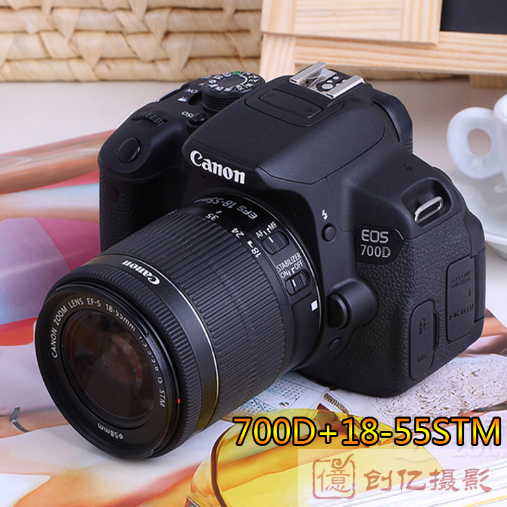 全新Canon/佳能700D 18-55STM 套机 入门级单反数码相机家用高清