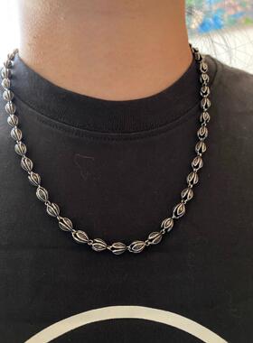 925纯银泰银花苞项链男女锁骨链