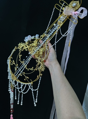 古典风 流苏古风琵琶 胡琴敦煌道具 走秀拍照 coqplay  道具