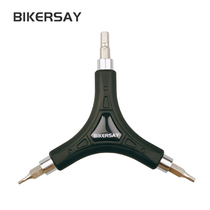 BiKERSAY Multi-functional Y type wrench triangular type inner hexagon bike multifunction portable repair tool