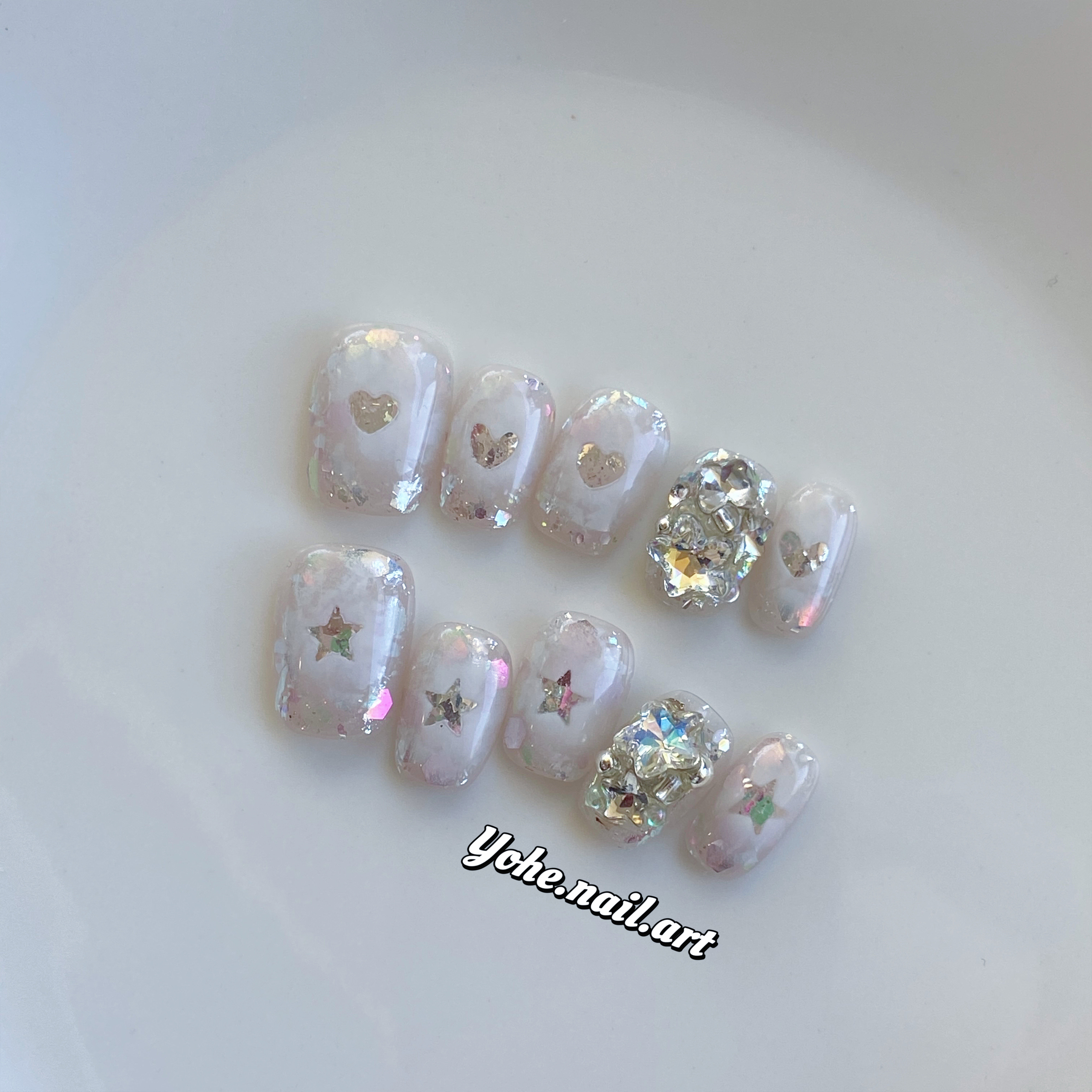 宥荷Studio 灵动岛 高级感穿戴甲美甲定制假指甲手工定制短甲,淘宝优惠券,粉丝福利购,淘宝优惠卷