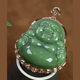 Fashionable jadeite gold inlaid jade Buddha from husband to wife
