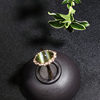 Fashion trendy Hetian jade gold inlaid hand jewelry for wife
