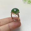 Fashion trendy Hetian jade gold inlaid hand jewelry for wife