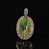 Fashionable Hetian jade gold and jade necklace for wife