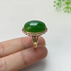 Fashion trendy Hetian jade gold inlaid jade gift for wife