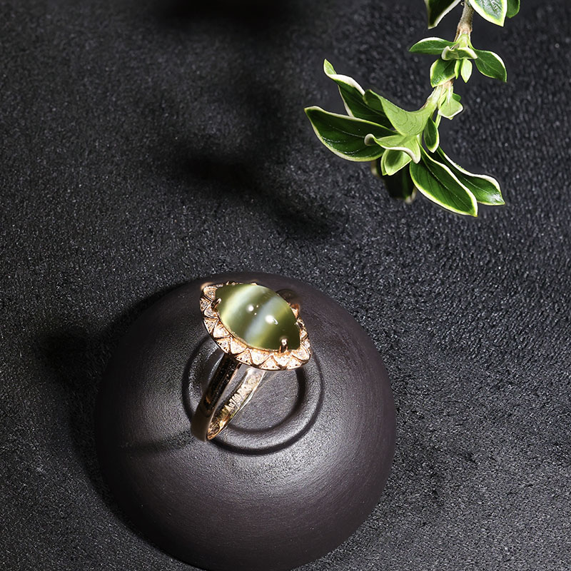 Fashion trendy Hetian jade gold inlaid hand jewelry for wife