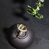 Fashion trendy Hetian jade gold inlaid hand jewelry for wife