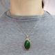Original design jade gold inlaid jade necklace for my wife