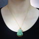 Original design emerald gold inlaid jade Buddha from husband to wife