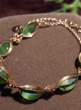 原创设计翡翠金镶玉送老婆礼物