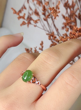 今日福利促销款吊牌碧玉戒指1180