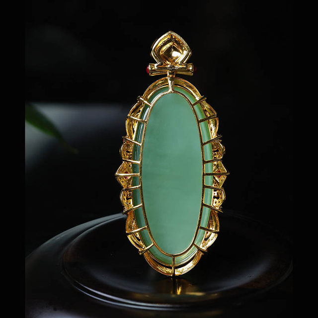 Original design Jade gold inlaid jade gift for wife