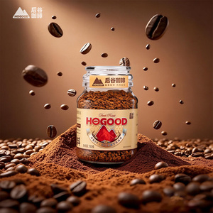 【后谷】鎏金冻干黑咖啡100g*2瓶