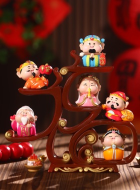 欢喜小神仙Q版财神桌面摆件