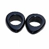 Black buffalo horn natural material ring foot massager