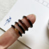 Natural agate jade tortoiseshell agate ring
