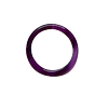Purple ring with thin floating flowers, beautiful, versatile and elegant