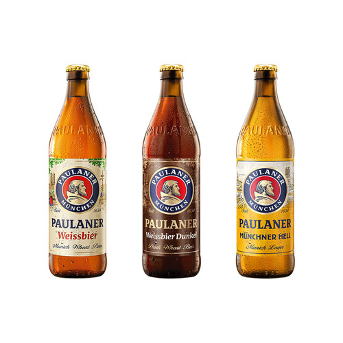 【柏龙保拉纳】小麦白啤黑啤大麦德国进口500ml*20瓶整箱精酿啤酒 - 图3