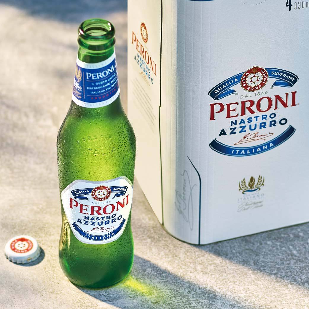 整箱意大利进口精酿拉格 贝罗尼蓝带 Peroni 佩罗尼啤酒330ml - 图2