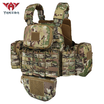 YAKEDA Tactical Outdoor waistcoat Vest Large Capacity Modular Military Mini