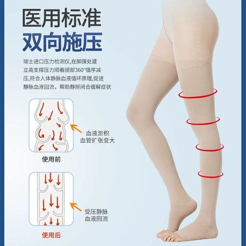 Канхэ варикозное варикозное вариант вен Elastic 祙 медицинское лечение мужское медицинское градиент.