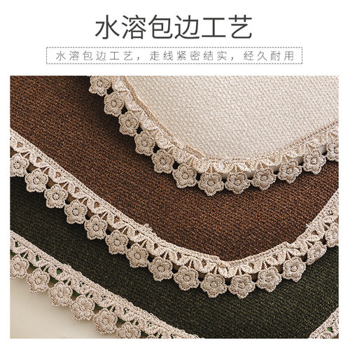 法式高档复古美式四季马蹄形定做U型防滑椅子椅子坐垫屁垫餐椅垫 - 图2