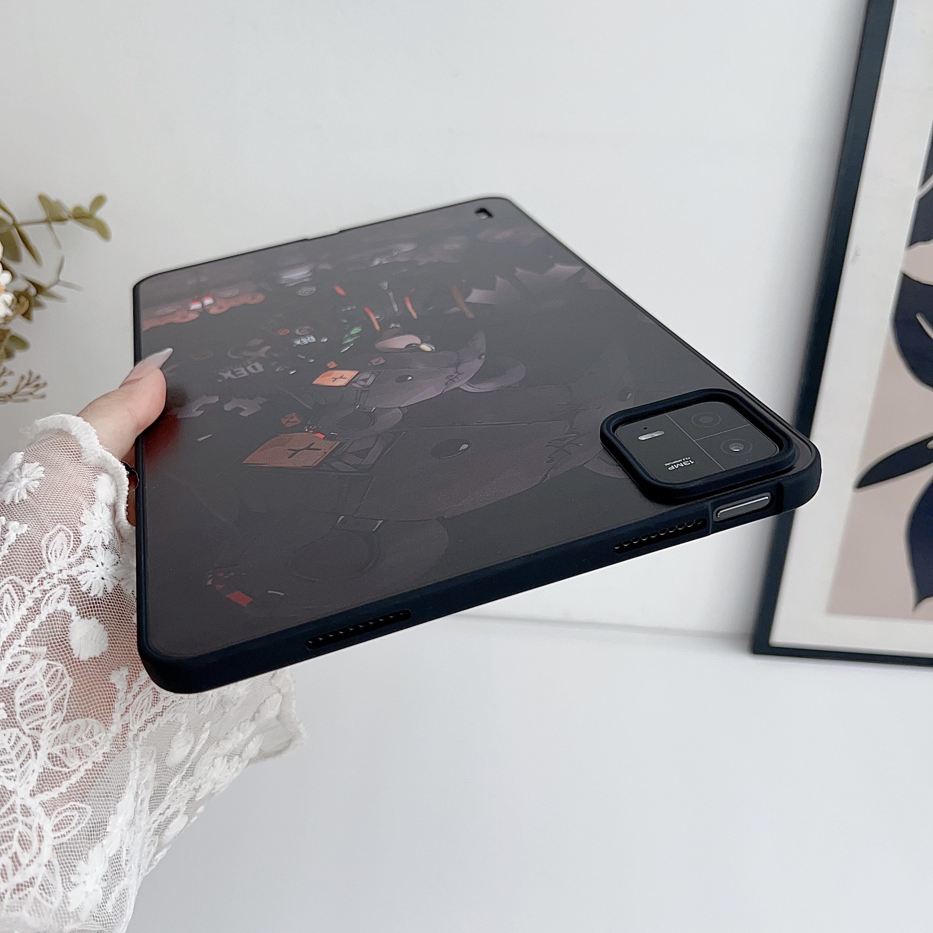 适用小米平板保护套11寸卡通彩绘亚克力壳防摔防弯硬壳无盖xiaomipad5/5pro磨砂平板保护壳6/6spro 12.4寸7sp,淘宝优惠券,粉丝福利购,淘宝优惠卷