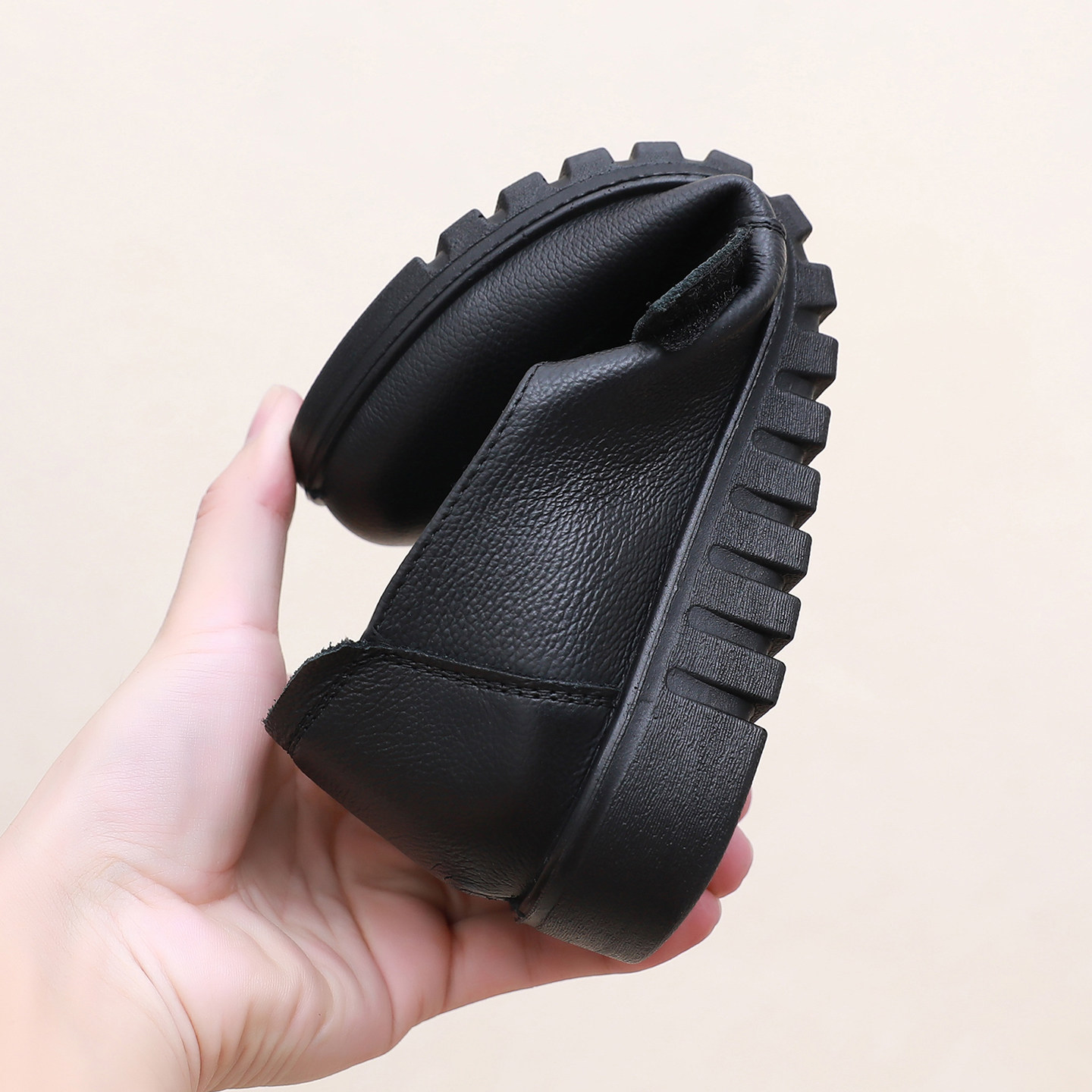 真皮妈妈鞋单鞋软底中老年鞋平底老人鞋女加绒奶奶鞋春秋季皮鞋子,淘宝优惠券,粉丝福利购,淘宝优惠卷