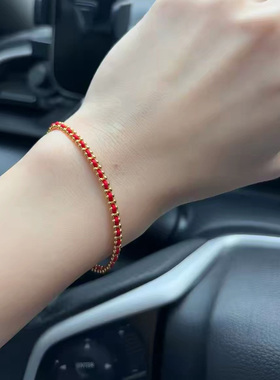 细款本命年红绳手链编织手饰品